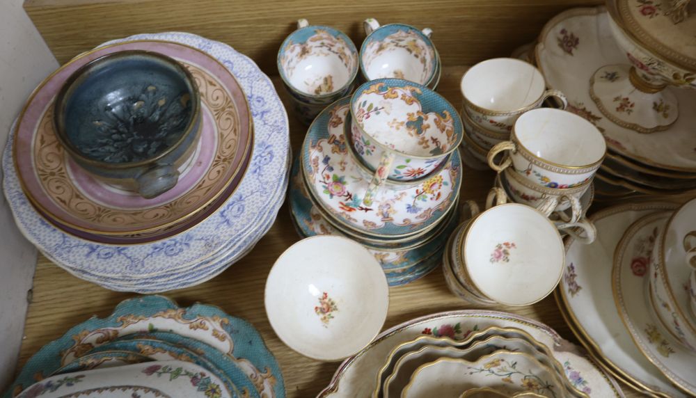 A quantity of Victorian teaware etc.